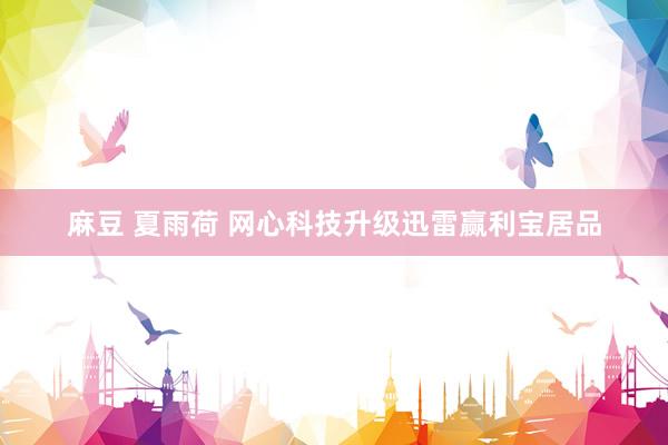 麻豆 夏雨荷 网心科技升级迅雷赢利宝居品