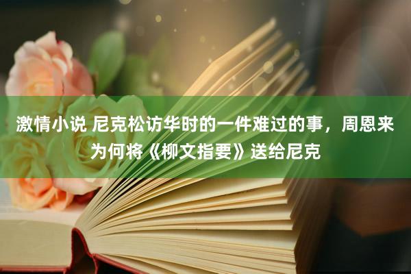 激情小说 尼克松访华时的一件难过的事，周恩来为何将《柳文指要》送给尼克